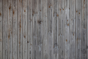 Fototapeta premium the texture of an old wooden Board. The wall of an old house, sheathed in boards.