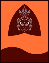 Durga Goddess Of Power, Divine Mother Of The Universe Design