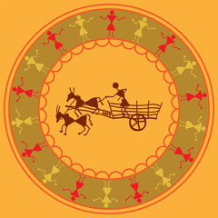 Folk Design Bullock Cart
