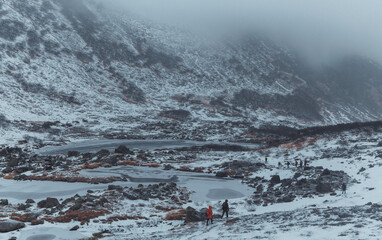 winter mountain landscape