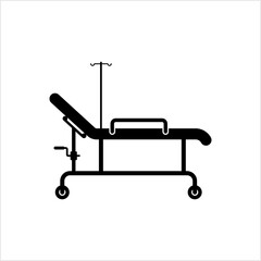 Stretcher Icon, Medical Care Litter Pram