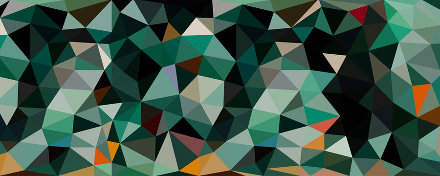 Green Polygon Background