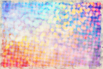 iridescent holography drawn in watercolors.