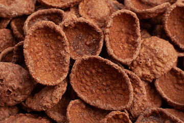 Brown with cocoa cornflakes