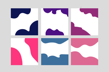 social media template minimalist abstract design, eps10