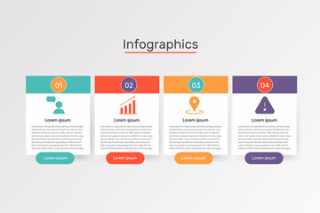 modern infographic template vector design illustration
