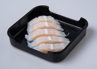 Set of shabu, Suki Shabu in a restaurant, traditional Japanese food. 