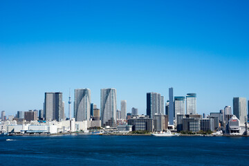 Fototapeta na wymiar 東京晴海の新たな景観