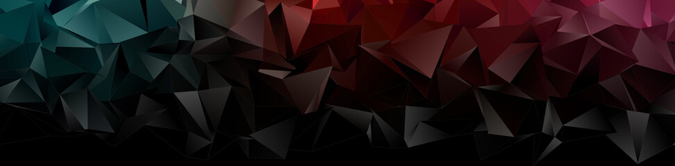 Fototapeta premium 3d Triangles, abstract background. Design wallpaper.
