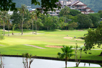 Obraz premium golf course