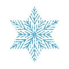 winter holidays snowflake star illustration