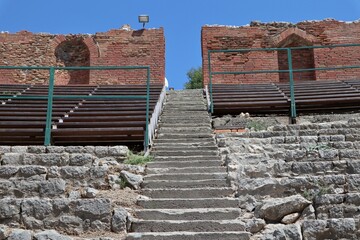 Taormina - Scalinata del teatro greco