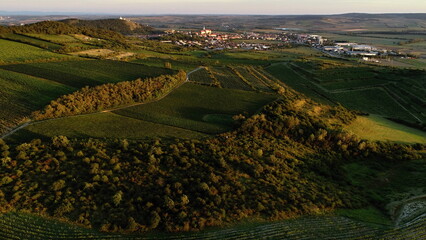 view of region Mikulov south Moravia