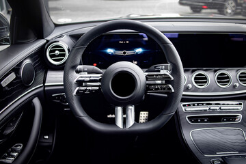 car steering wheel	
