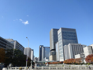 Fototapeta na wymiar 大阪中之島の風景