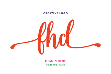 FHD lettering logo is simple, easy to understand and authoritative