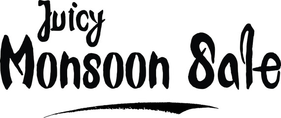  Juicy Monsoon Sale Typography Font For Sale Banners flyers and Templates