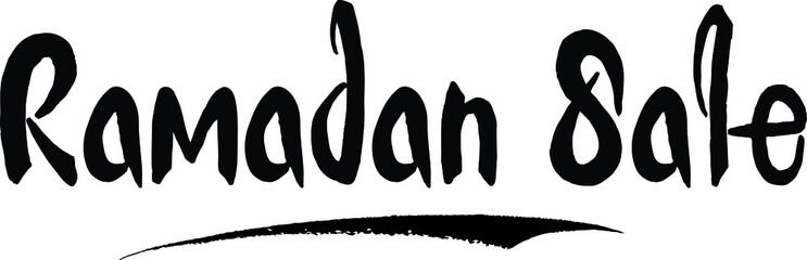 Ramadan Sal Typography Font For Sale Banners flyers and Templates