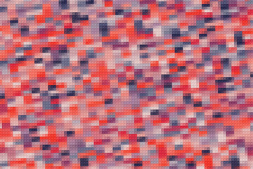 Fototapeta premium Simple banner of decorative patterns colored geometric composition flat style