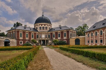 Baroque chateau Veltrusy built in the first half of the 18th century.