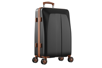 Baggage suitcase travel. 3D isolated white background