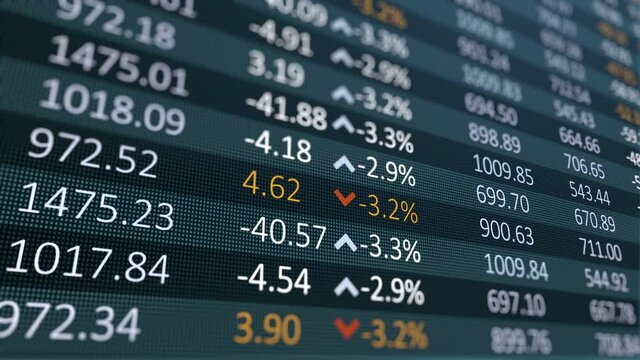 Stock Index Chart. Stock Market Trading. Futures, Cryptocurrency.