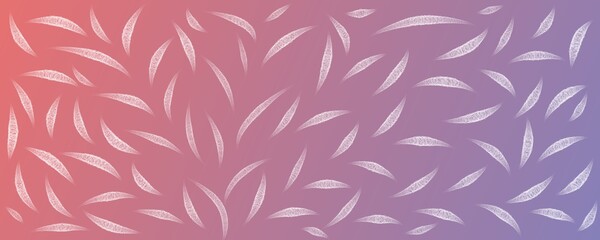 colored background with chaotic lines with a soft pencil that looks like leaves