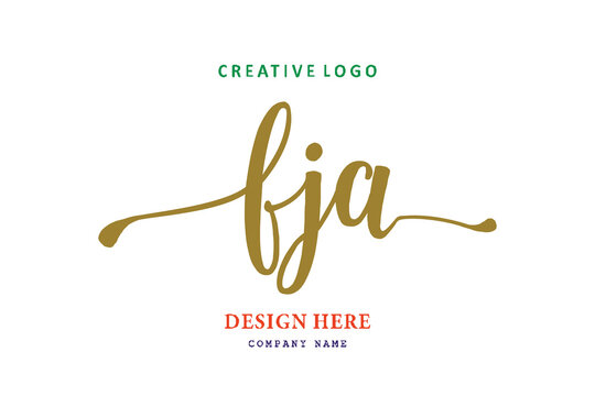 FJA lettering logo is simple, easy to understand and authoritativePrint