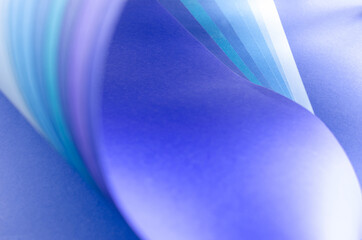 Abstract bright soft design background with blue wavy curved lines in dynamic style, Template brochure design concept 