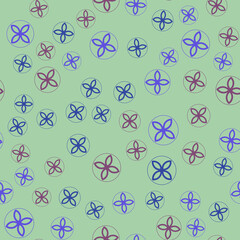 Flat geometric pattern texture. Multicolor abstract background for print and textile