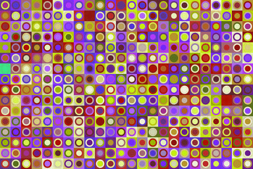 Colorful geometric pattern with different shapes. Modern creative texture, minimal flat style. 