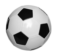 Leather soccer ball