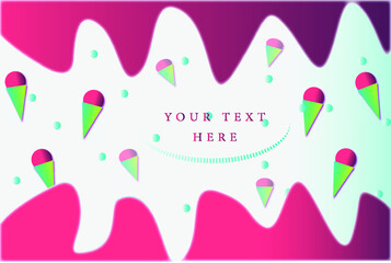 ice cream background