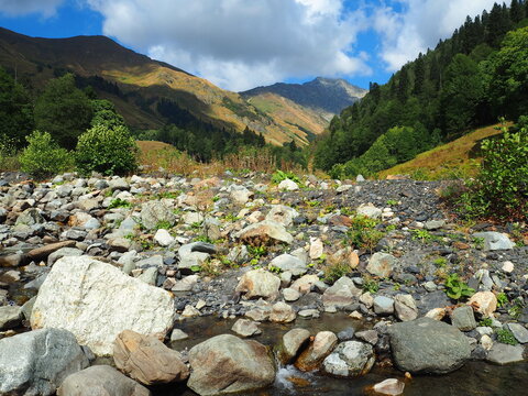 Mountain river in the Republic of Abkhazia