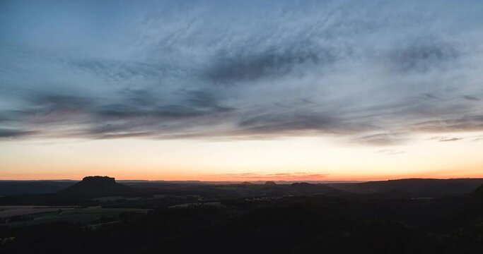 Sächsische Schweiz-Sunset