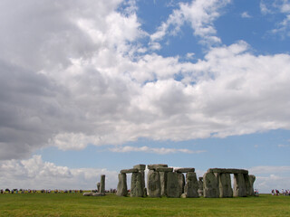 Wiltshire, United Kingdom. Stonehenge is one of the most landmarks in UK. It's a prehistoric...