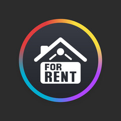 Home for Rent Sign 