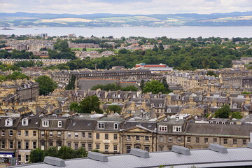 Fototapeta na wymiar Scenic view of historic Edinburgh, Scotland