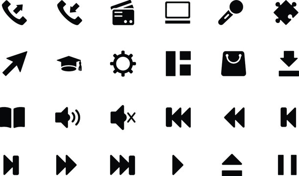 
Universal Web and Mobile Vector Icons 
