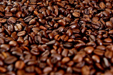 Organic Coffee beans on top of the table