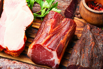 Cured meat platter