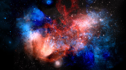Colorful space cosmos nebula stars star galaxy fog cloud clouds science © Ravenzcore