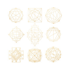 Outline collection with pink diamonds Gems set