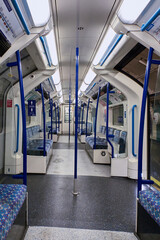 Obraz premium empty metro coach photography
