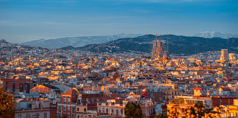 Obraz premium Beautiful Barcelona, Spain 2020