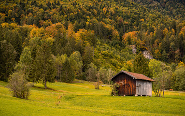 Obraz premium Hütte in Bayern