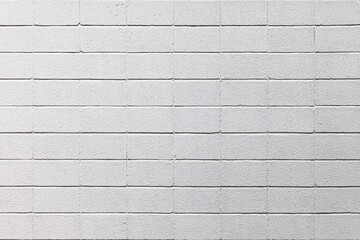 White block cement fence wall pattern and seamless background