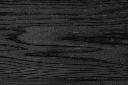 Wood plank black timber texture and seamless background