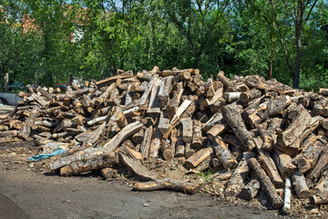 Firewood in households
