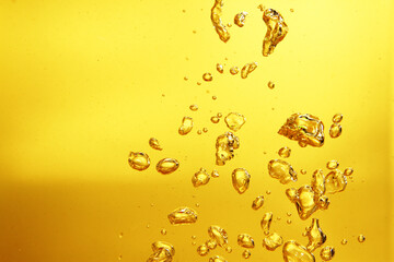 Close up of water bubbles